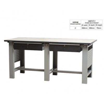 new design heavy duty metal tool table with drawer